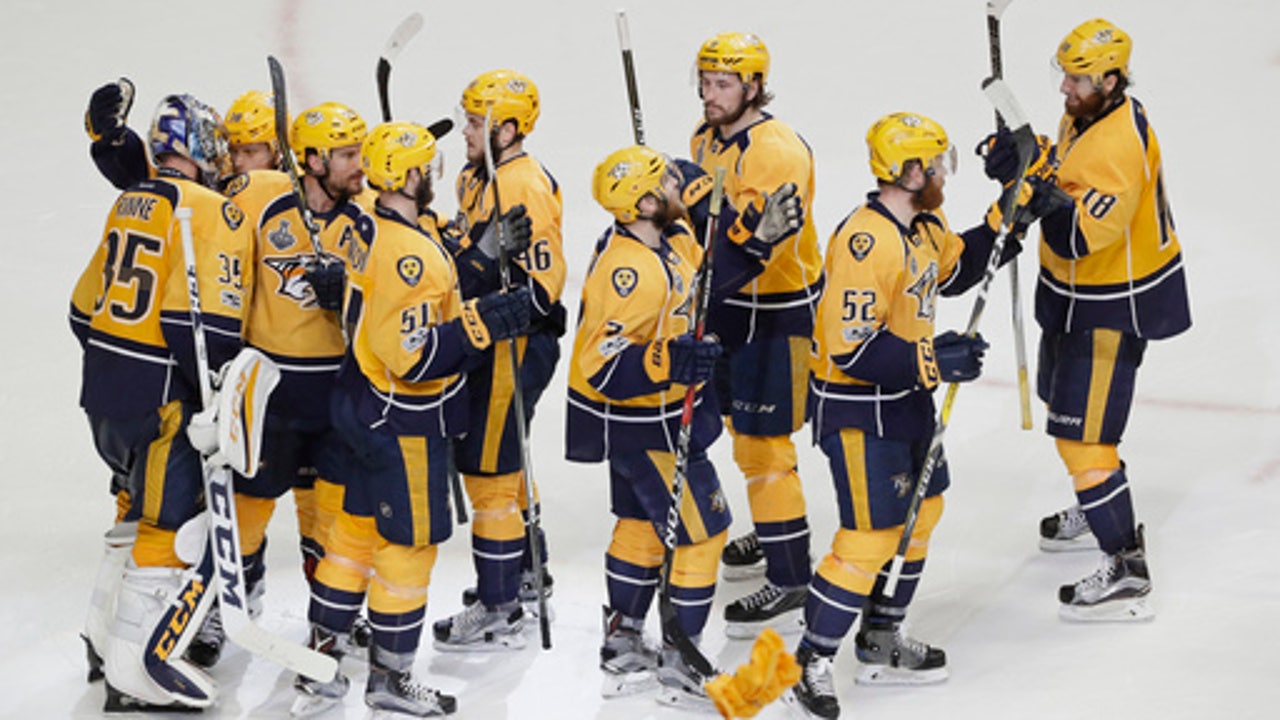Blue mutt named Stanley set tone for Preds' attacking style